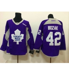 NHL Toronto Maple Leafs #42 bozak purple Jerseys