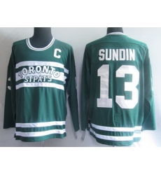 Toronto Maple Leafs 13 Sundin Green Jerseys CCM