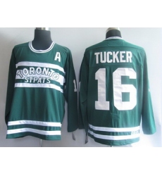 Toronto Maple Leafs 16 Tucker Green Jerseys CCM