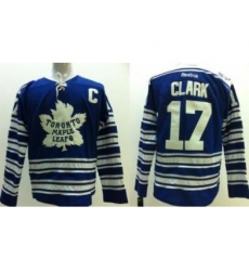 Toronto Maple Leafs 17 Wendel Clark 2014 Winter Classic Blue NHL Jersey