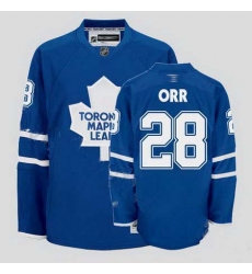 Toronto Maple Leafs 28 Colton Orr Blue Jersey