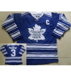 Toronto Maple Leafs 3 Dion Phaneuf Blue NHL Jersey