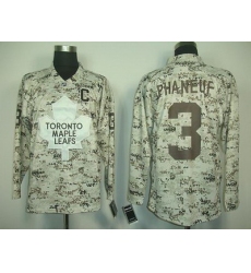 Toronto Maple Leafs #3 Dion Phaneuf Camouflage Jersey