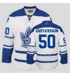 Toronto Maple Leafs 50 Jonas Gustavsson White Third Jersey