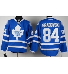 Toronto Maple Leafs 84 Mikhail Grabovski Blue NHL Jerseys