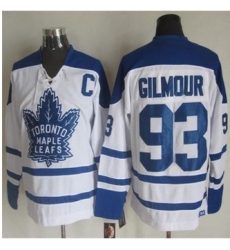 Toronto Maple Leafs #93 Doug Gilmour White CCM Throwback Winter Classic Stitched NHL Jersey