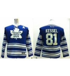 Kids Toronto Maple Leafs 81 Phil Kessel 2014 Winter Classic Blue NHL Jersey