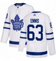 Youth Adidas Toronto Maple Leafs 63 Tyler Ennis Authentic White Away NHL Jersey 