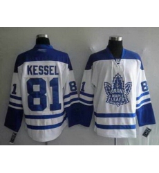 Youth KIDS Toronto Maple Leafs jerseys #81 KESSEL WHITE