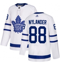 Youth Maple Leafs 88 William Nylander White Road Authentic Stitched Hockey Jersey