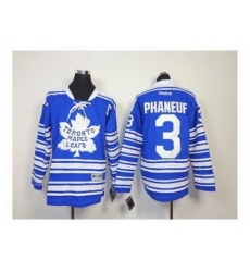 Youth NHL Jerseys Toronto Maple Leafs #3 phaneuf blue[2014 winter classic patch C]