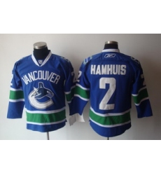 Vancouver Canucks 2 Dan Hamhuis Blue Jerseys