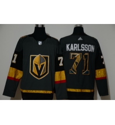 Men Vegas Golden Knights 71 William Karlsson Gray Adidas Fashion Jersey
