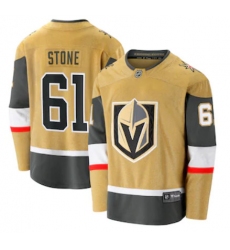 Men Vegas Golden Knights Mark Stone Fanatics Branded Gold 2020 21 Alternate Premier Breakaway Player Jersey