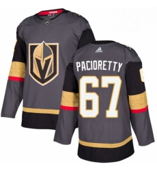 Mens Adidas Vegas Golden Knights 67 Max Pacioretty Premier Gray Home NHL Jersey 