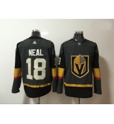 Vegas Golden Knights 18 James Neal Gray With Special Glittery Logo Adidas Jersey