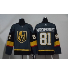 Vegas Golden Knights 81 Jonathan Marchessault Gray With Special Glittery Logo Adidas Jersey