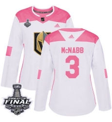 womens brayden mcnabb vegas golden knights jersey white pink adidas 3 nhl 2018 stanley cup final authentic fashion