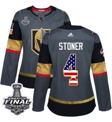 womens clayton stoner vegas golden knights jersey gray adidas 4 nhl 2018 stanley cup final authentic usa flag fashion