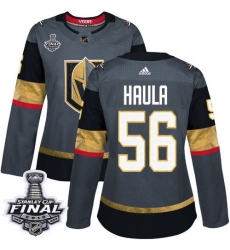 womens erik haula vegas golden knights jersey gray adidas 56 nhl home 2018 stanley cup final authentic