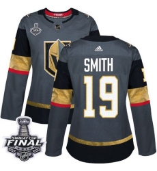 womens reilly smith vegas golden knights jersey gray adidas 19 nhl home 2018 stanley cup final authentic