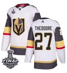 womens shea theodore vegas golden knights jersey white adidas 27 nhl away 2018 stanley cup final authentic