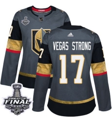 womens vegas strong vegas golden knights jersey gray adidas 17 nhl home 2018 stanley cup final authentic