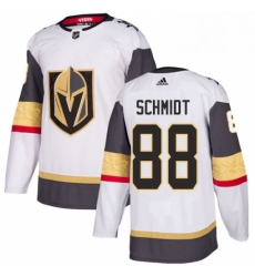 Youth Adidas Vegas Golden Knights 88 Nate Schmidt Authentic White Away NHL Jersey 