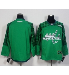 Capitals Blank Green St  Patricks Day New Stitched NHL Jersey