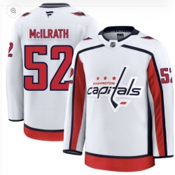 Men Washington Capitals  52 Dylan Mcilrath White Jersey