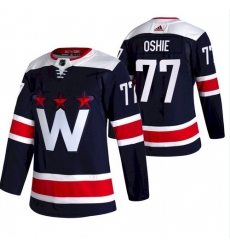 Men Washington Capitals 77 T J  Oshie NEW Navy Blue Stitched NHL Jersey