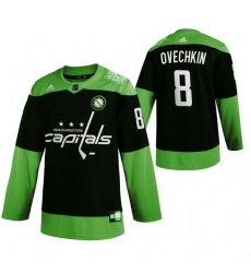 Men Washington Capitals 8 Alexander Ovechkin Green 2020 Adidas Jersey