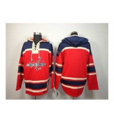 NHL Jerseys Washington Capitals Blank Red[Pullover hooded sweatshirt]