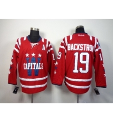 NHL Washington Capitals #19 Nicklas Backstrom Red Stitched Jerseys(2015 Winter Classic)