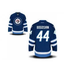 Winnipeg Jets #44 Zach Bogosian Blue Hockey NHL Jersey
