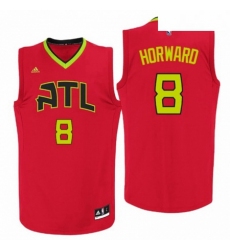 Atlanta Hawks 8 Dwight Howard 2016 Alternative Red New Swingman Jersey 