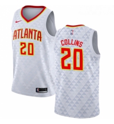 Womens Nike Atlanta Hawks 20 John Collins Swingman White NBA Jersey Association Edition 