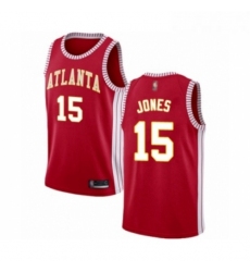 Youth Atlanta Hawks 15 Damian Jones Swingman Red Basketball Jersey Statement Edition 