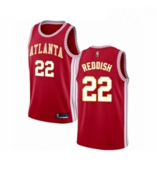 Youth Atlanta Hawks 22 Cam Reddish Swingman Red Basketball Jersey Statement Edition 