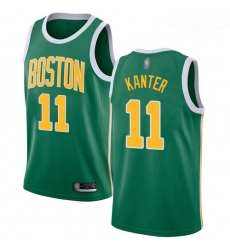 Celtics #11 Enes Kanter Green Basketball Swingman Earned Edition Jersey