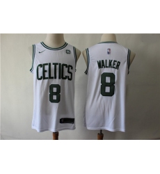 Celtics 8 Kemba Walker White Nike Swingman Jersey