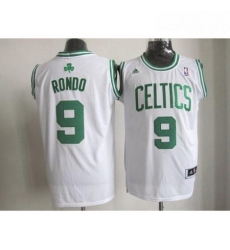 Celtics 9 Rajon Rondo Stitched White NBA Jersey 