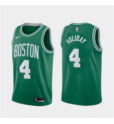 Men Boston Celtics 4 Jrue Holiday Green 2023 Icon Edition Stitched Basketball Jersey