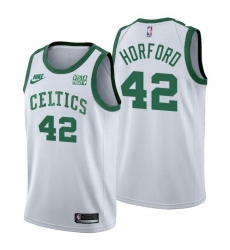Men Boston Celtics 42 Al Horford Men Nike Releases Classic Edition NBA 75th Anniversary Jersey White