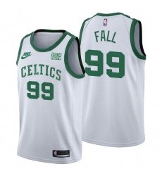 Men Boston Celtics 99 Tacko Fall Men Nike Releases Classic Edition NBA 75th Anniversary Jersey White