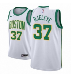 Men NBA 2018 19 Boston Celtics 37 Semi Ojeleye City Edition White Jersey 
