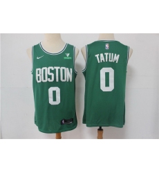 Men Nike Boston Celtics Jayson Tatum 0 Green NBA Swingman 2020 21 City Edition Jersey