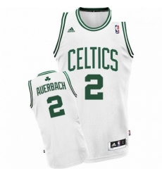 Mens Adidas Boston Celtics 2 Red Auerbach Swingman White Home NBA Jersey