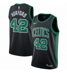 Mens Adidas Boston Celtics 42 Al Horford Authentic Black NBA Jersey Statement Edition