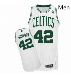 Mens Adidas Boston Celtics 42 Al Horford Authentic White Home NBA Jersey